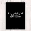 Mr. & Mrs. Panda Bild Mir reicht's! Ich geh'... DIN A4 - Produktbild-Vorschau 2