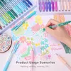 Languo Acrylmarker Set, 90 Farben, 0,7mm Spitze, Gelstifte Produktbild-Vorschau 5