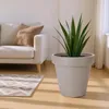 Spetebo Pflanzkübel rund, beige, Ø 30 cm (S), Kunststoff, Produktbild-Vorschau 7
