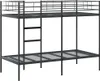 vidaXL Letto a castello senza materasso nero 90x190 cm in Anteprima dell’immagine prodotto 7