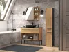 Armadio da bagno Topeshop NEL IV ANT/ART Grafite, Quercia Anteprima dell’immagine prodotto 10