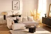 Miliboo - Design-Couchtisch aus schwarzem Holz B100 cm Produktbild-Vorschau 2