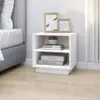 vidaXL Nachttisch Weiß 40x34x40 cm Massivholz Kiefer -  Produktbild-Vorschau 14