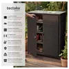 tectake® Aluminium Gartenschrank Monza 84,5 x 40,5 x 103,5 Produktbild-Vorschau 2