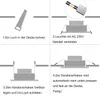 JOIEYOU LED Einbaustrahler 230V Flach 3W 20Stück LED Spot Produktbild-Vorschau 3