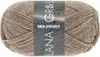 A ball of yarn with a label wrapped around it. Produktbild-Vorschau