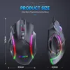 INF Mouse da gioco RGB cablato: ABS, 13x8.2x4.1cm, 12 Anteprima dell’immagine prodotto 7