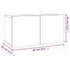 vidaXL 2-tlg. TV-Schrank-Set Grau Sonoma Holzwerkstoff -  Produktbild-Vorschau 10