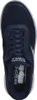 A top-down view of a navy blue Skechers Go Walk shoe. Anteprima dell’immagine prodotto