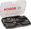 A set of Bosch Starlock cutting accessories in a clear plastic case. Podgląd zdjęcia produktu