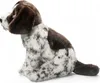 A plush toy dog sitting on a white background. Produktbild-Vorschau