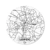 MuchoWow® Mauspad Mousepad Leipzig - Karte - Stadtplan Produktbild-Vorschau 1