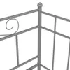 The Living Store Schlafsofa Bettgestell Grau Metall 90x200 Produktbild-Vorschau 7