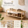 Schuhregal Holz zwei Ebenen Produktbild-Vorschau 9