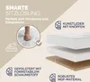 CASARIA® Sitzbank mit Stauraum Faltbar Weiß 80x40x40cm Produktbild-Vorschau 4