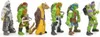 Figurky Želvy Ninja set 6 ks figurek - (K72238) Náhled obrázku produktu 3