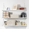 Creative Home Cesto Vimini Bianco 40x30x24 cm | Cestino Anteprima dell’immagine prodotto 5