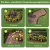 LZQ Bordure de pelouse en métal galvanisé, 20 m flexible, Voir les images du produit 5