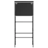 vidaXL Waschmaschinenregal 2 Ablagen Schwarz 71x29,5x170,5 Produktbild-Vorschau 3