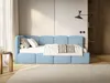 Selsey Cloudy – dětská postel 120x200, čelo vlevo, matrace Náhled obrázku produktu 2