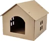 karton-billiger | Katzenhaus aus Pappe Katzenhäuschen Pappe Produktbild-Vorschau 1