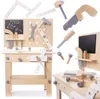 Dřevěná dílna s nářadím na stole DIY set Náhled obrázku produktu 1