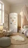 Grande armoire pour enfants blanche 88 x 187 cm, armoire Voir les images du produit 5