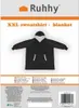 Felpa XXL - coperta nera Ruhhy 24403 Anteprima dell’immagine prodotto 9