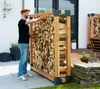 Westmann Étagère en bois de mélèze pour bois de cheminée Voir les images du produit 8