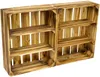 Gewürzregal Wilma Rustikal geflammt Wandmontage 50x40x16cm Produktbild-Vorschau 3