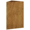 vidaXL Bac à plantes 50x43x75 cm acier corten Voir les images du produit 9