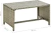 Salontafel "Pfaffroda" van PE-rattan, kleur beige. Productafbeelding-voorbeeld 4