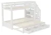 Etagenbett 90 x 200 cm mit Ausziehbett 90/180 x 190 cm, Produktbild-Vorschau 9