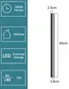 ZMH led wall light lampada da parete per interni nero Anteprima dell’immagine prodotto 10