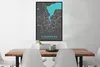 MuchoWow® Gerahmtes Poster Stadtplan - Karte - Deutschland Produktbild-Vorschau 2