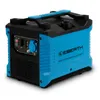 A product shot of a blue and black inverter generator on a white background. Produktbild-Vorschau