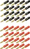 40x ARLI Bananenstecker vergoldet bis 4mm² - 20x rot + 20x Produktbild-Vorschau 1