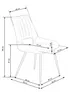 Halmar Essensstuhl K404 - dunkelgrün / schwarz Produktbild-Vorschau 10