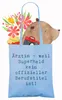 Mr. & Mrs. Panda Tote Bag Spruch Ärztin Superheld - Sky Produktbild-Vorschau 3