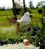 Möwe aus Holz mit Federpropeller Gartendeko Windspiel Länge Produktbild-Vorschau 5