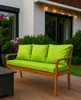 Gartenkissen Set lindgrün – 110x60 + 2x50x56 cm – Für Produktbild-Vorschau 9