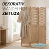 Homestyle4u obrazovka rozdelenie miestnosti 3-dielna Náhľad obrázku produktu 4