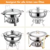 Hot Pot für Veranstaltungen,4PCS Fuel Holder mit Edelstahl Produktbild-Vorschau 4
