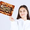 Happy Halloween Metallschild XL in 21x28 cm mit Geistern Produktbild-Vorschau 3