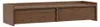Konsole Japandi mit 2 Schubladen, Dunkles Holzoptik, 105cm Produktbild-Vorschau 1