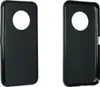 Two black phone cases are shown side-by-side against a white background.