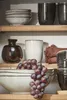 Mica Decorations Tabo Schüssel - H8 x Ø24 cm - Grau Produktbild-Vorschau 7