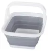 Cestino pieghevole in silicone 9L Anteprima dell’immagine prodotto 2