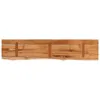 " " Wandregal 110x20x2,5 cm Rechteckig Massivholz Akazie Produktbild-Vorschau 2