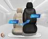 Maatvoering stoelhoezen voor VW T5 Multivan, bouwjaar Productafbeelding-voorbeeld 2